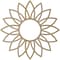 Ekena Millwork Daisy Wood Fretwork Pierced Ceiling Medallion, Hickory, 24"OD x 8 3/8"ID x 1/4"T CMWP24X24X0250DAHI - alternate 3
